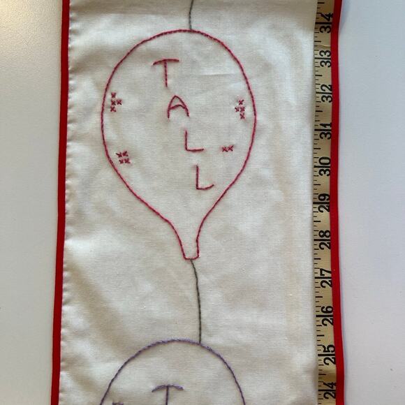Embroidered clown growth chart - Picture 6 of 12